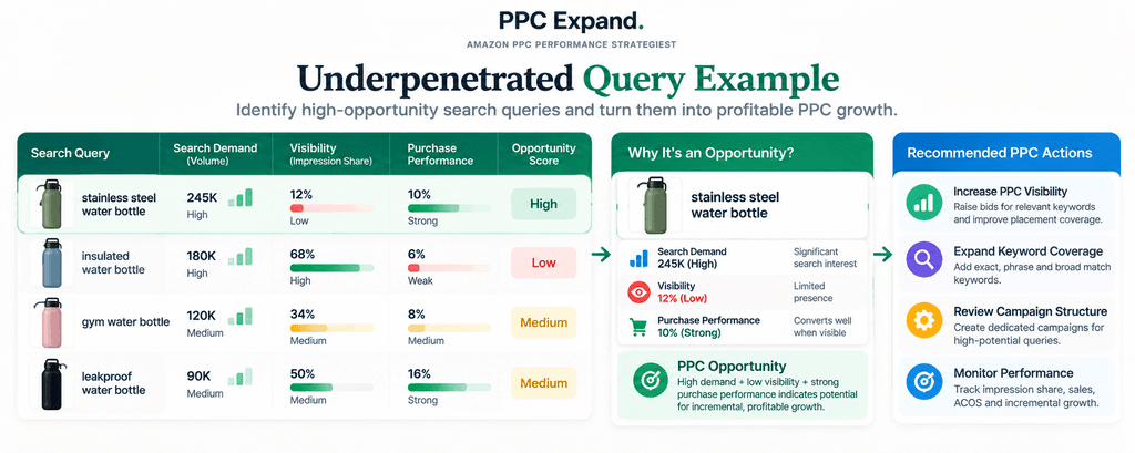 Amazon PPC Opportunity Dashboard