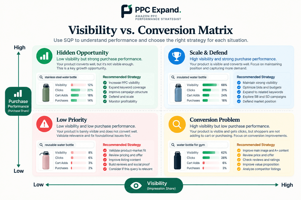 Visibility vs. Conversion Matrix